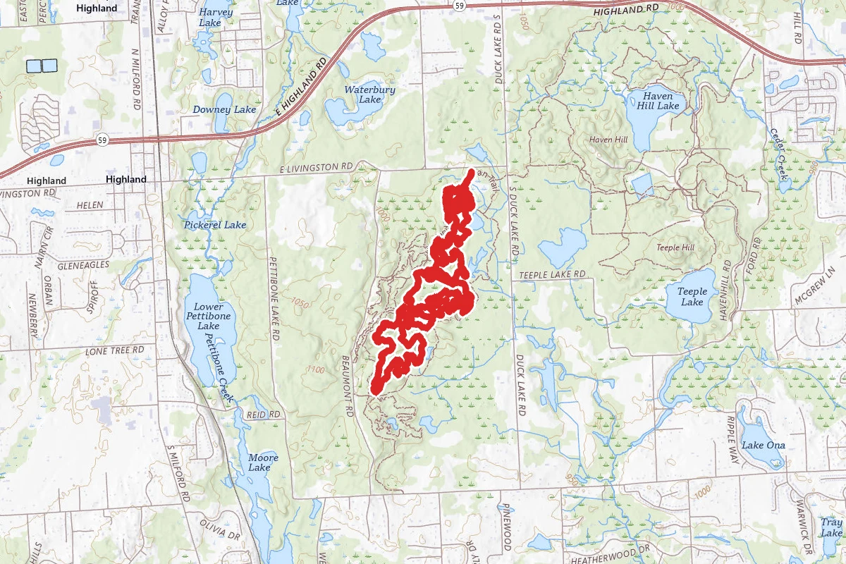 Highland A-B-C-D MTB Loop