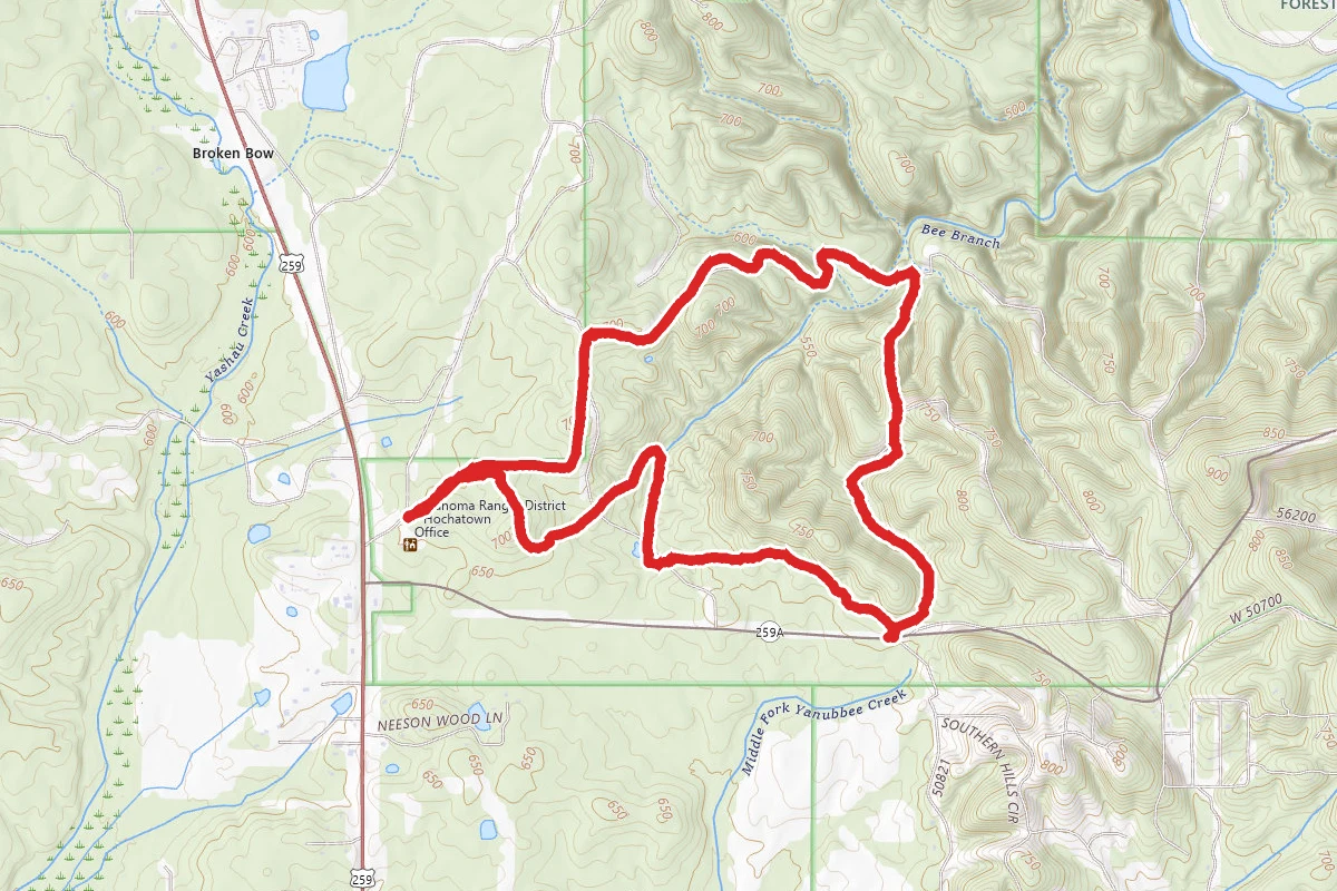 Bee Branch Trail Loop