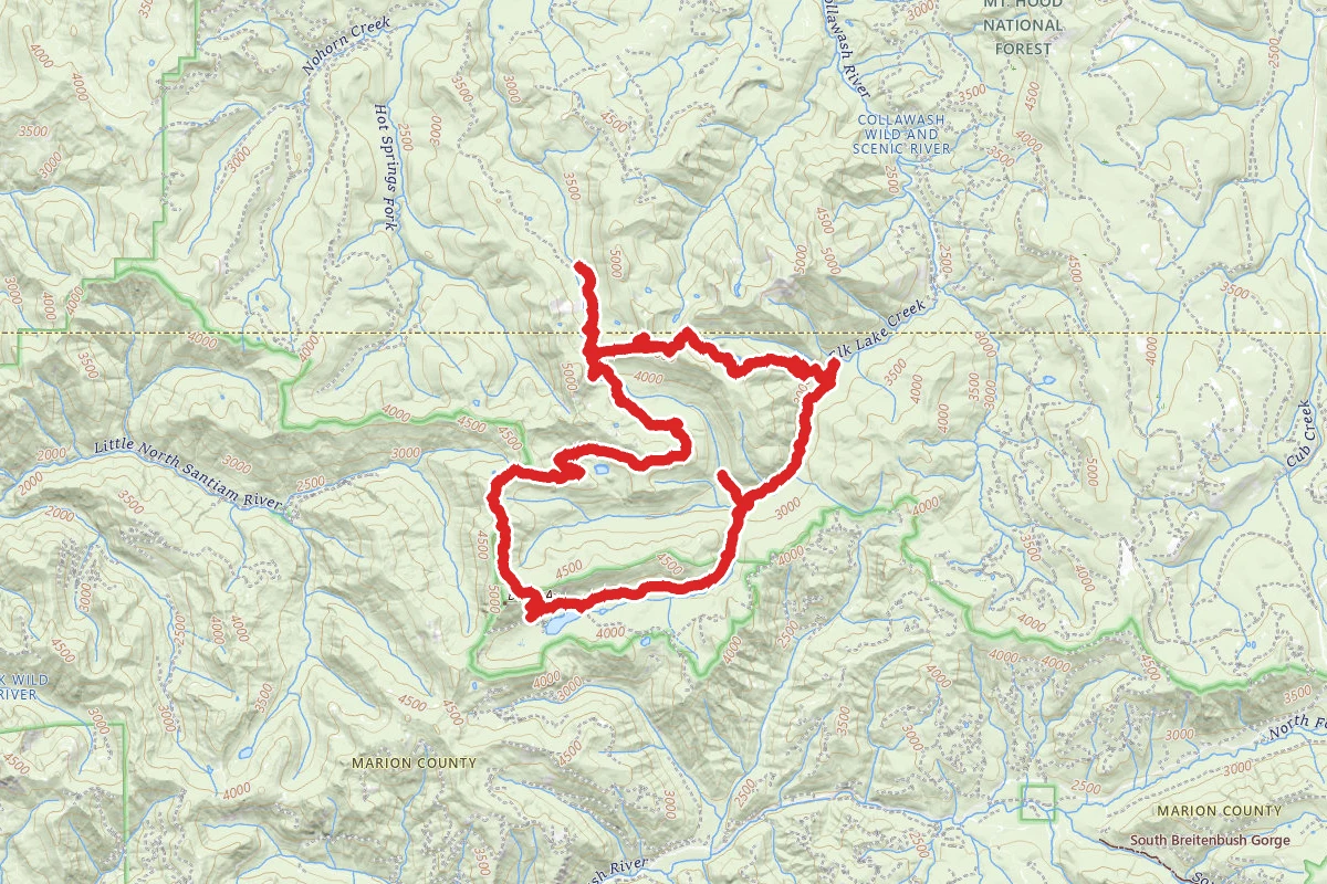 Bull of the Woods Wilderness Loop