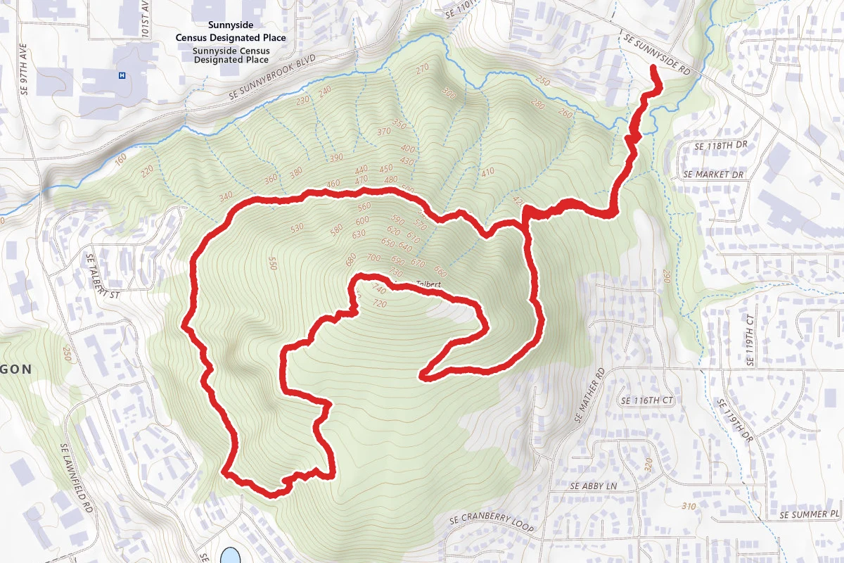 Park Loop and Summit Trail via Sunnyside Road Trail