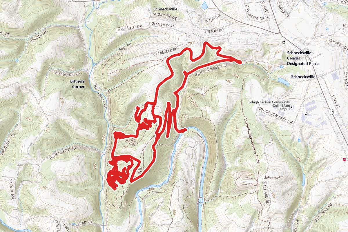 Trexler Mountain Bike Trails