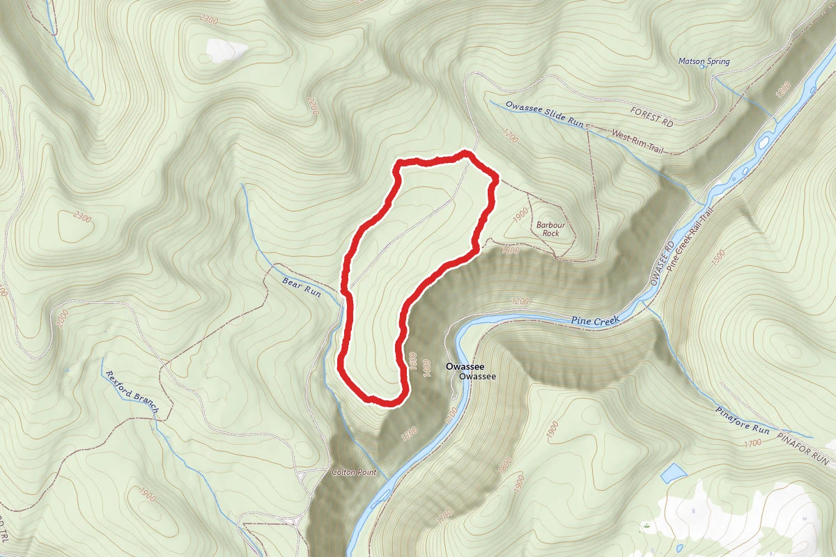West Rim Trail Loop