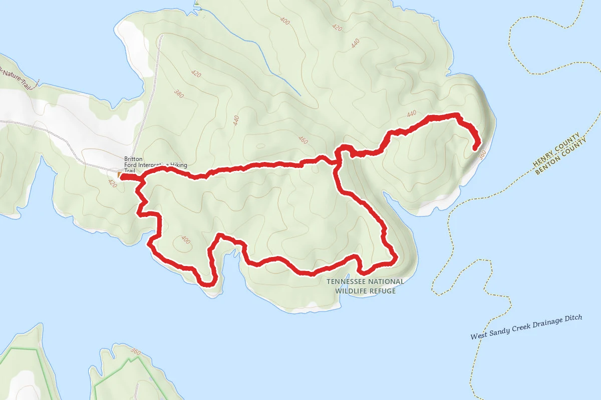 Britton Ford Interpretive Hiking Trail