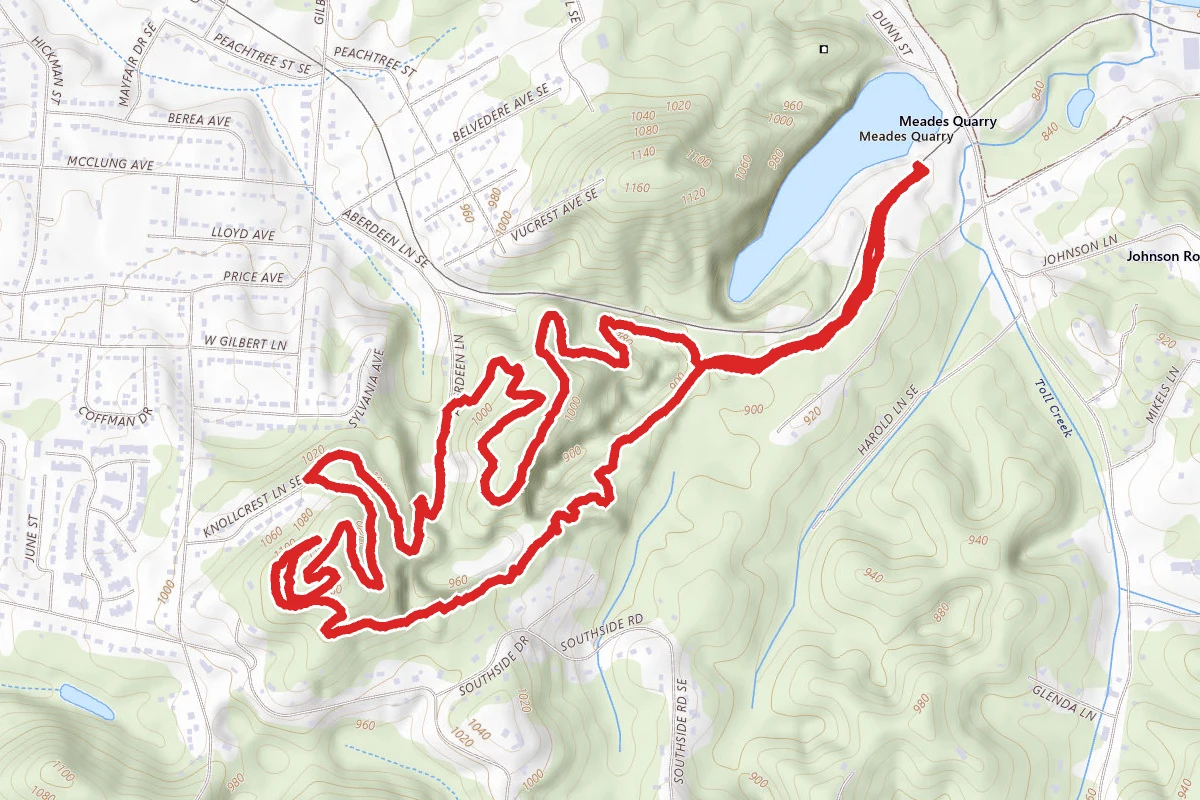 Turnbuckle Trail to Burnett Ridge Trail