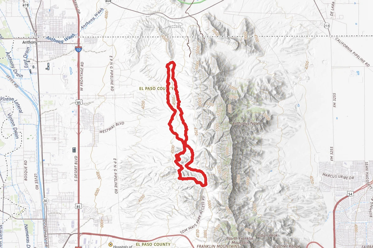 Loop 6 Lower Sunset Trail