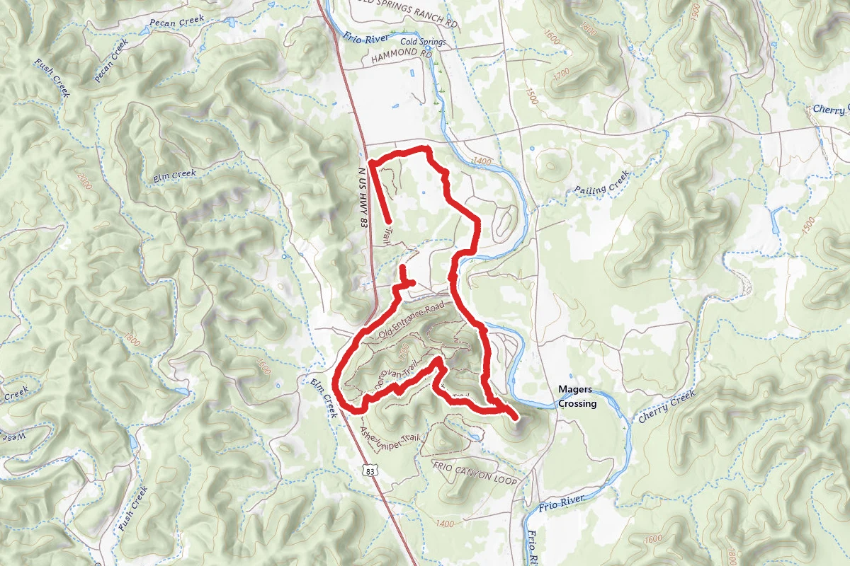 Mountain Bike, Foshee and Highway Trail Loop