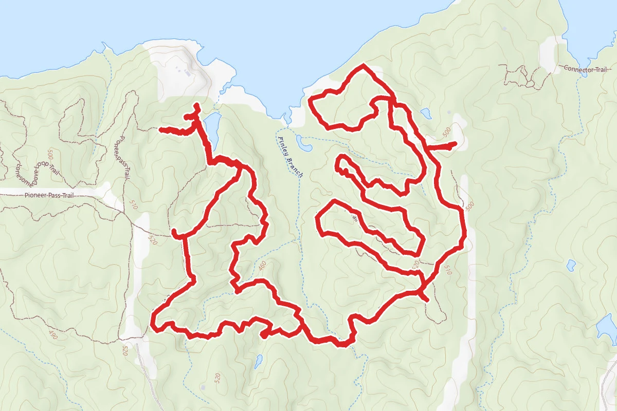 Cooper Lake State Parks Trail