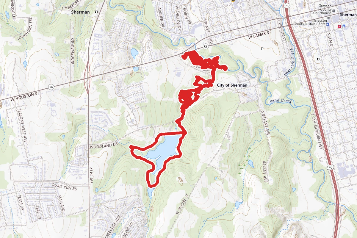 Binkley Park and Herman Baker Park Loop
