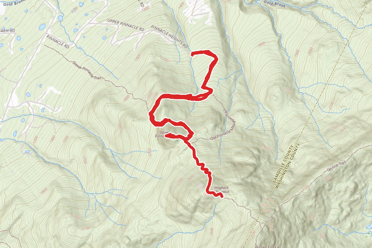 Stowe Pinnacle and Hogback Mountain