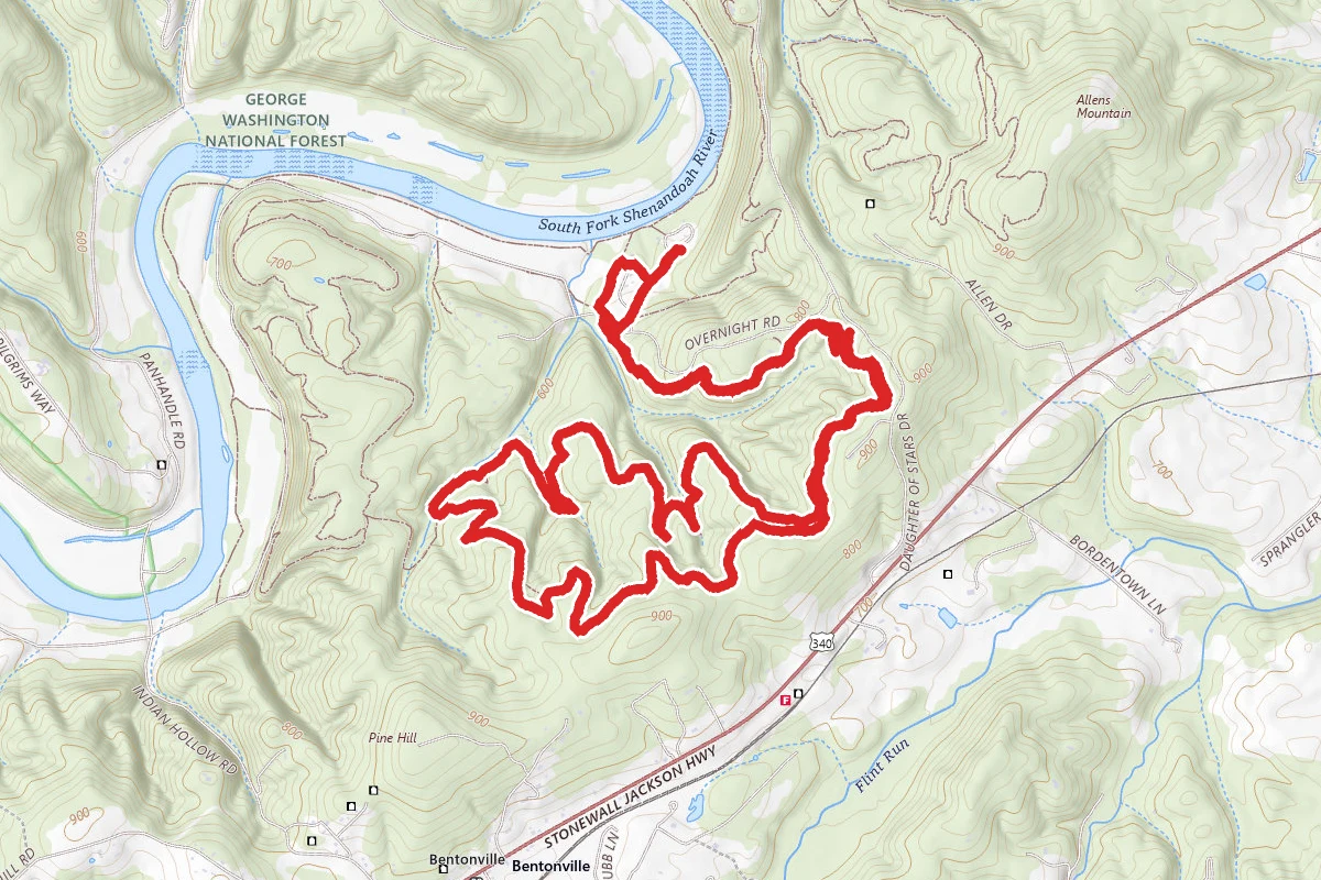 Cullers to Bear Bottom Loop