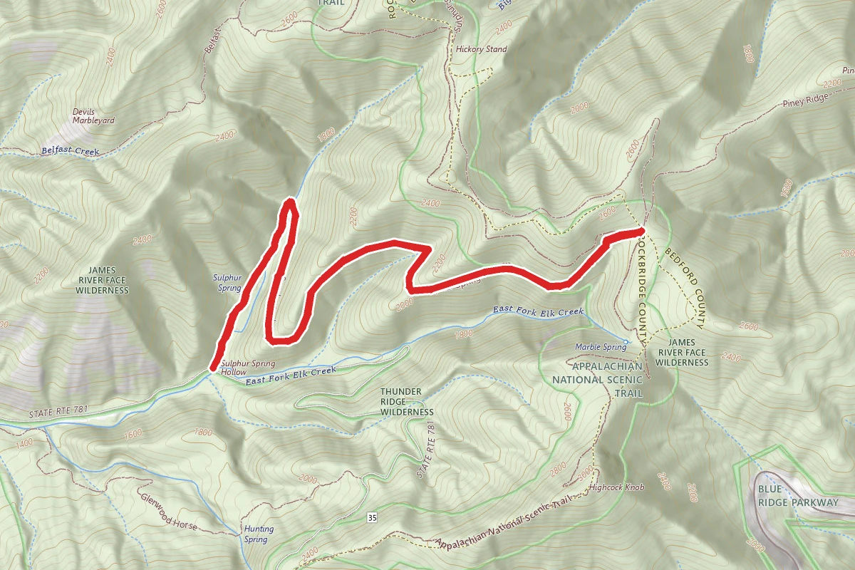 Sulphur Spring Trail