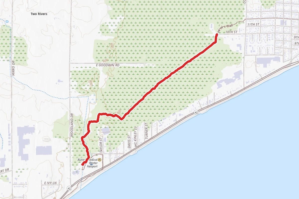 Woodland Dunes Nature Center Trail