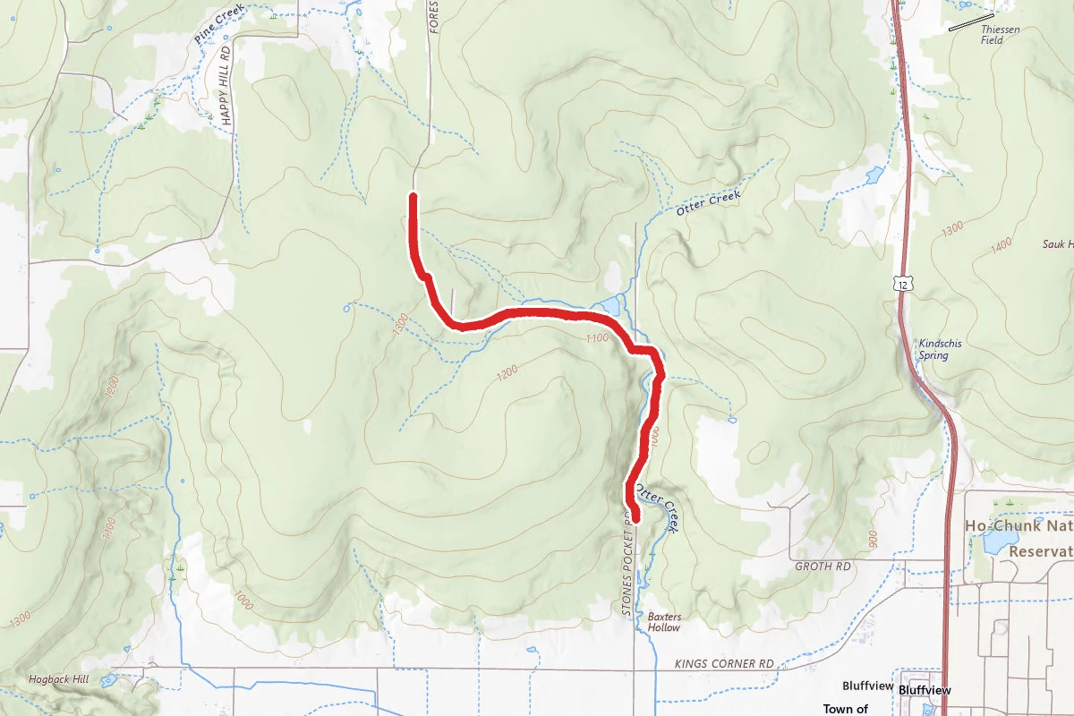 Baxter's Hollow Preserve Trail