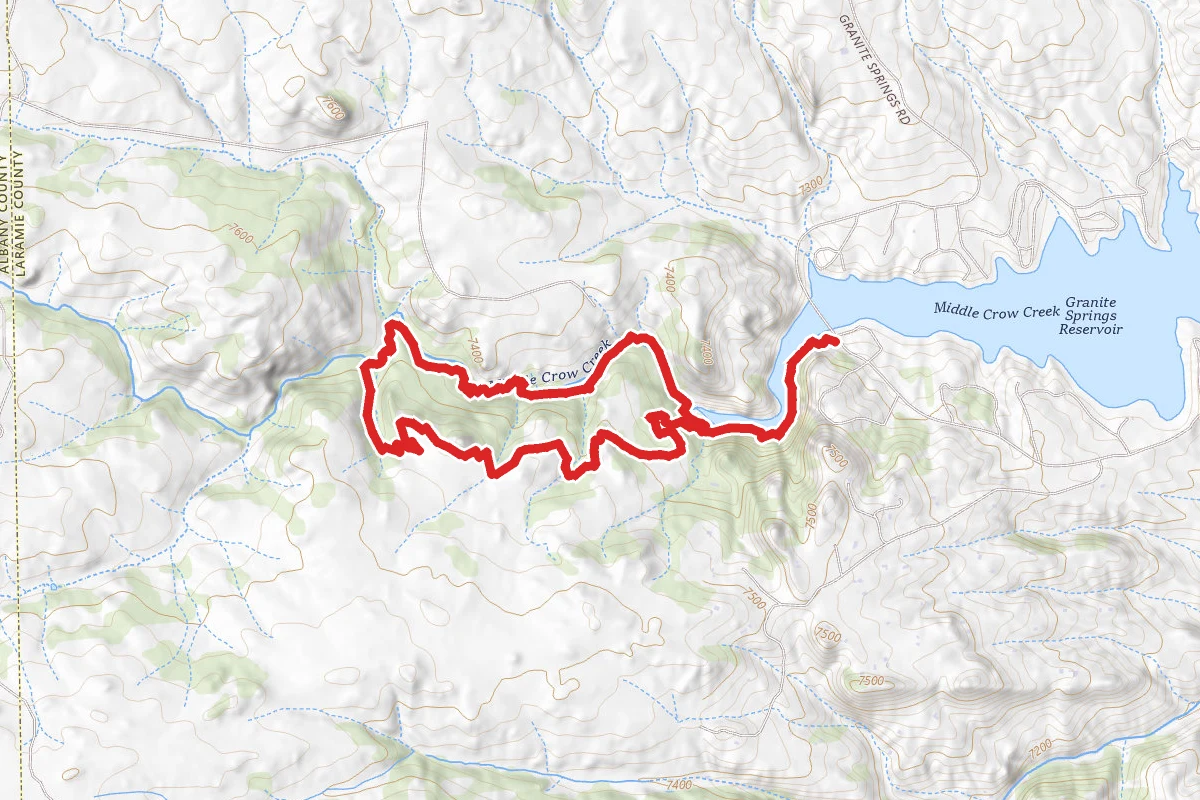 Crow Creek, Mo Rocka and Foxtrail Loop