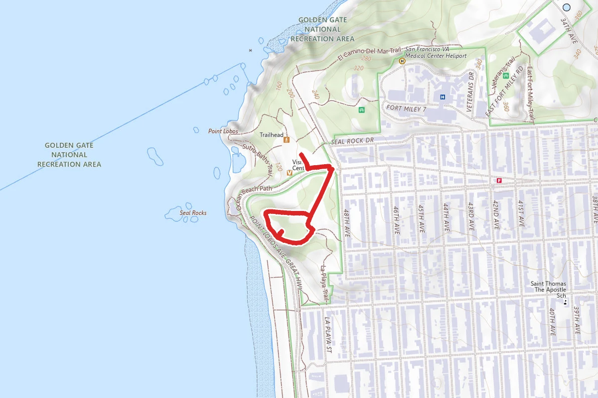 Sutro Heights Loop Trail