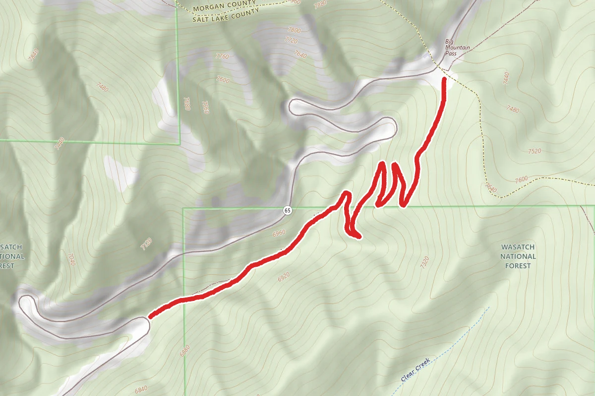 Mormon Pioneer Trail - West Upper Segment