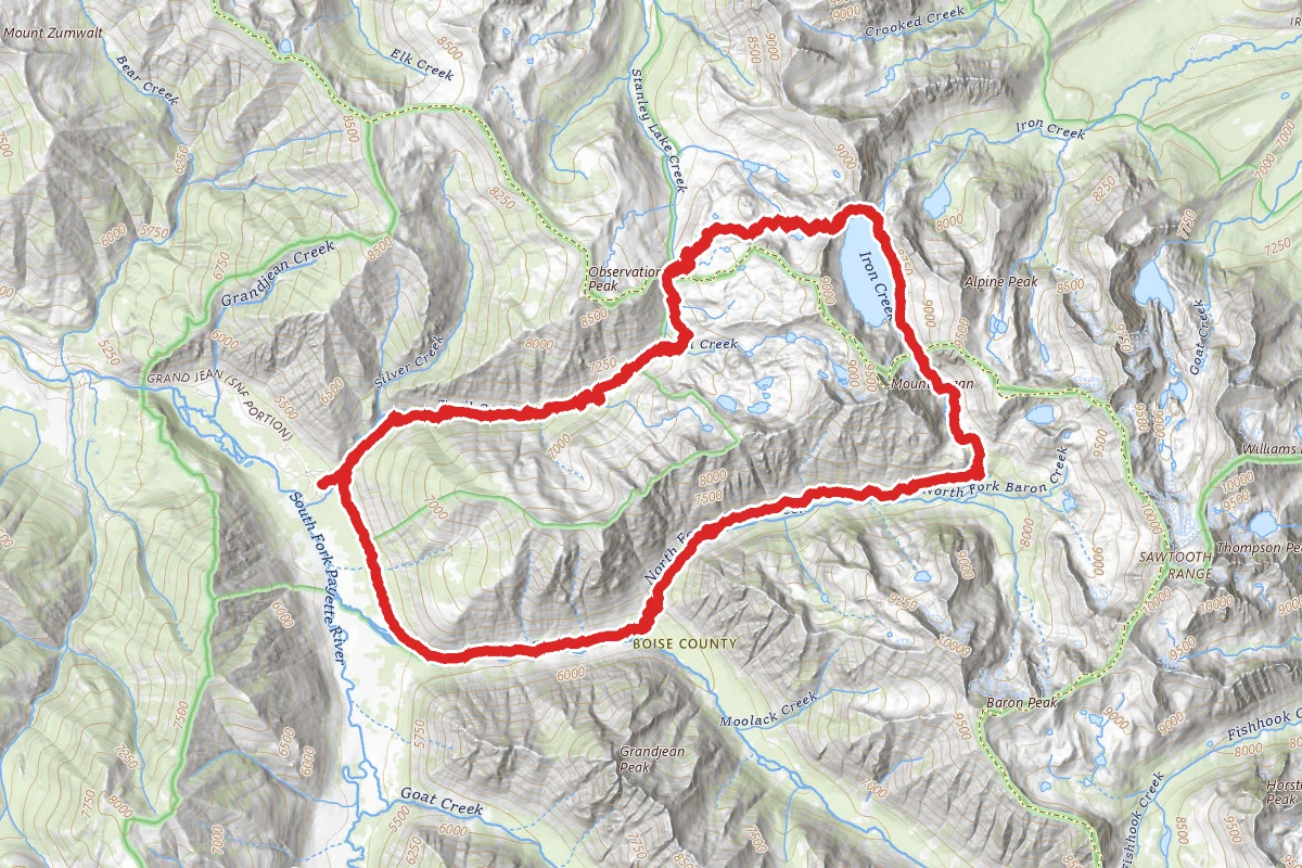 Grandjean Sawtooth Lake Loop