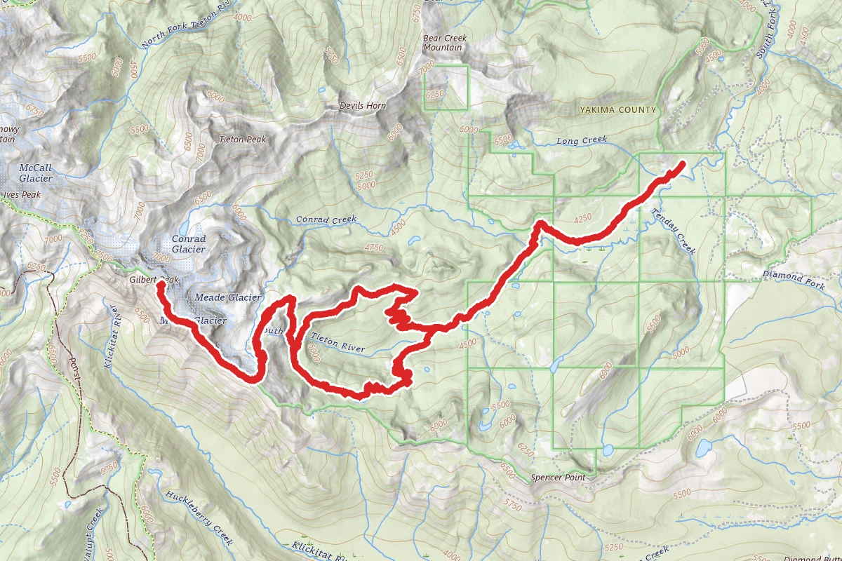 Gilbert Peak and Warm Lake Loop