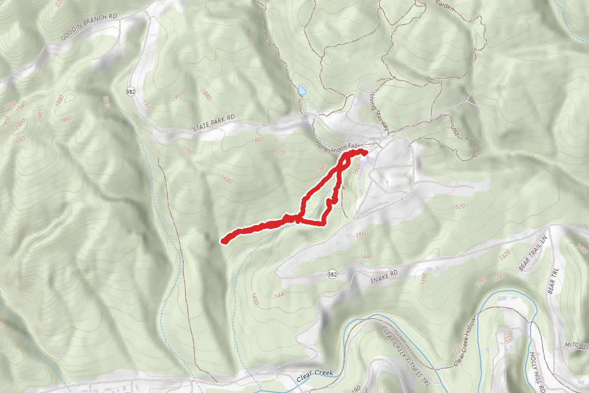 Hemlock Garden Trail to Meditation Point