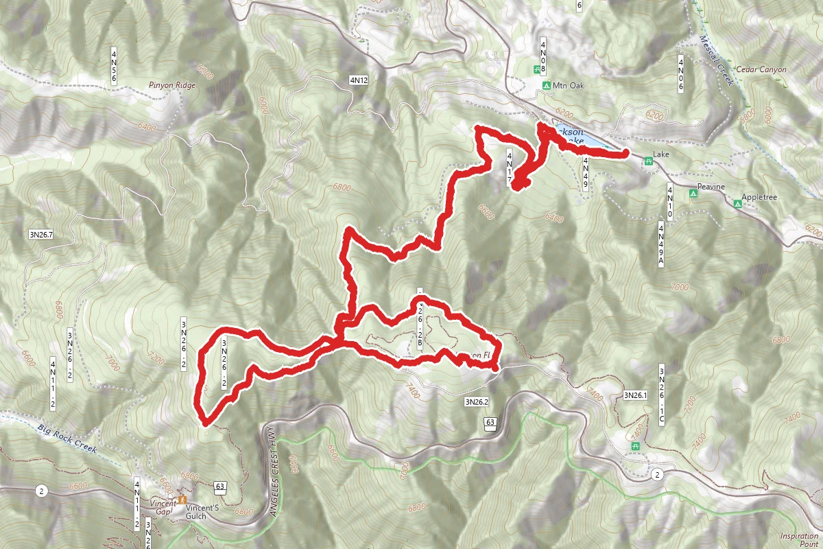 Jackson Lake to Jackson Flats Observation Tower via PCT