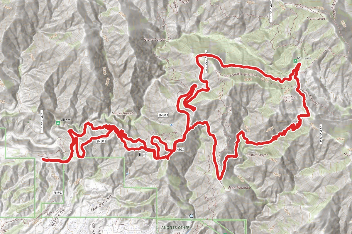 Mount Lowe Railway Loop