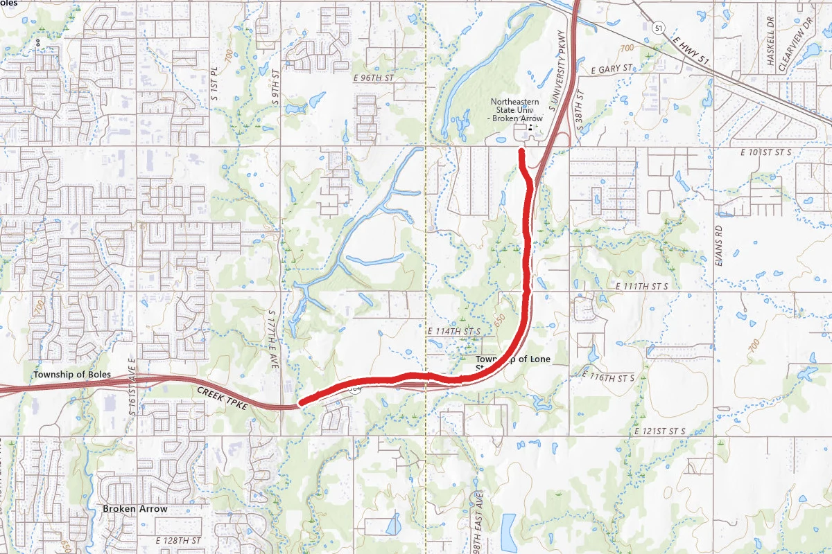 Liberty Parkway Trail via NSU Trailhead