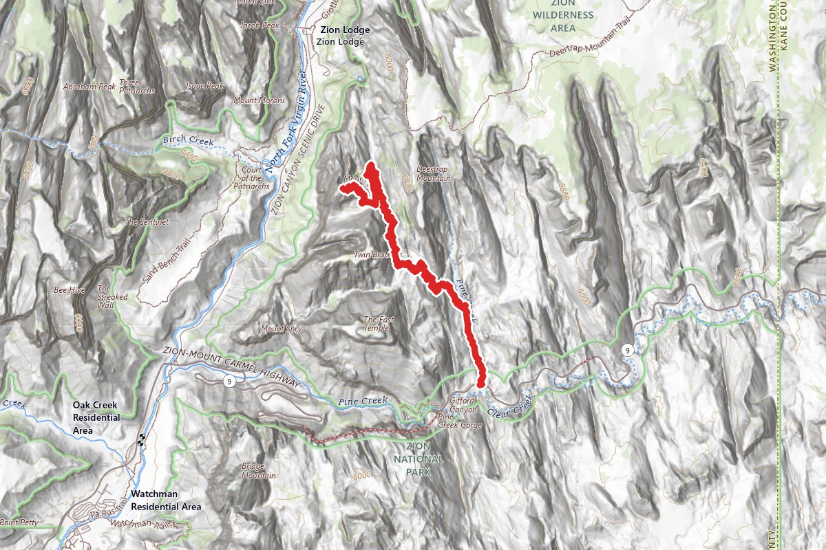 Mountain of the Sun Trail
