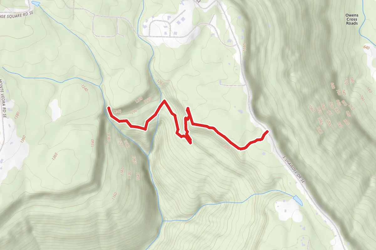 Alum Hollow Trail to Ranger Trail