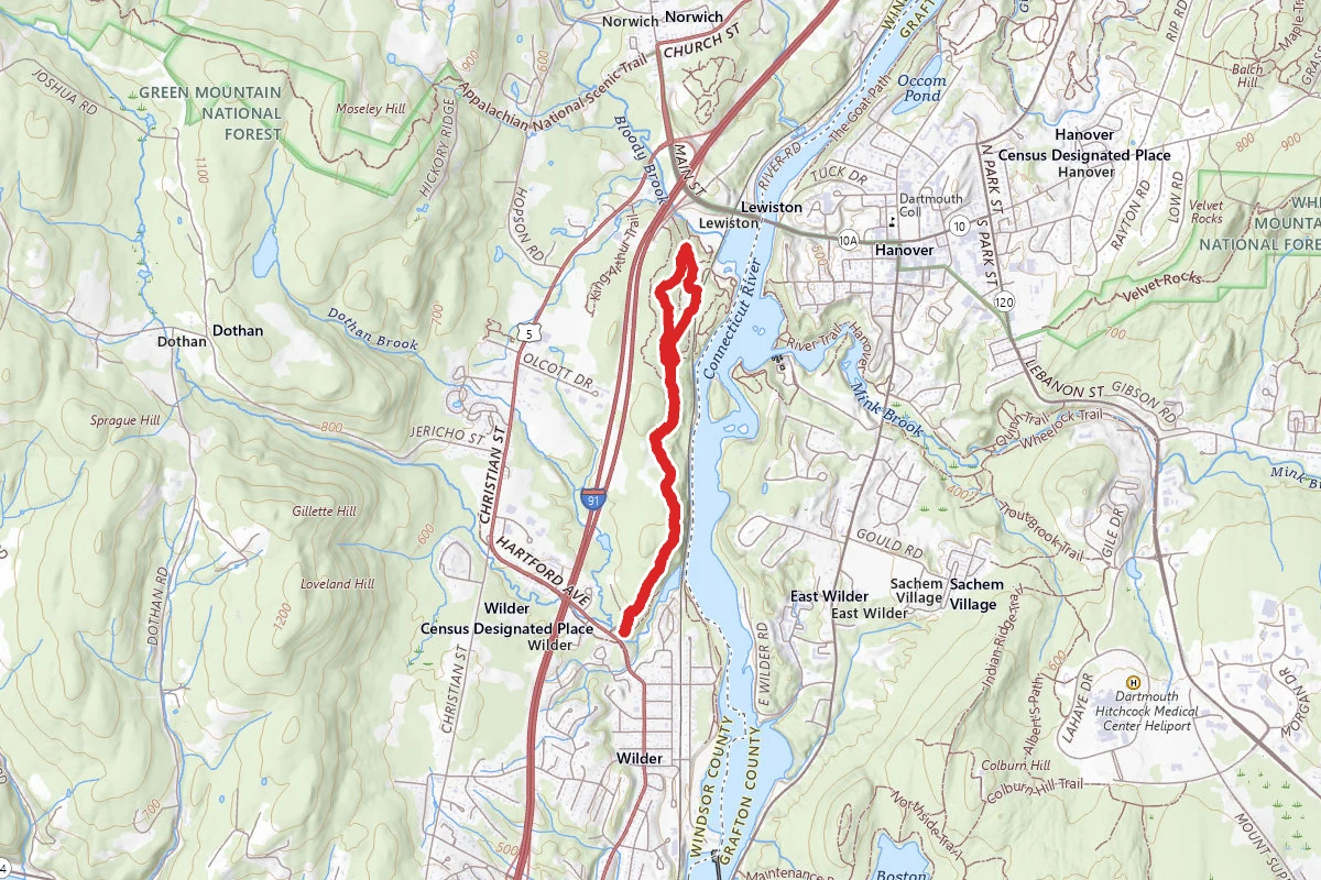 Montshire’s Ridge and Hazen Trail