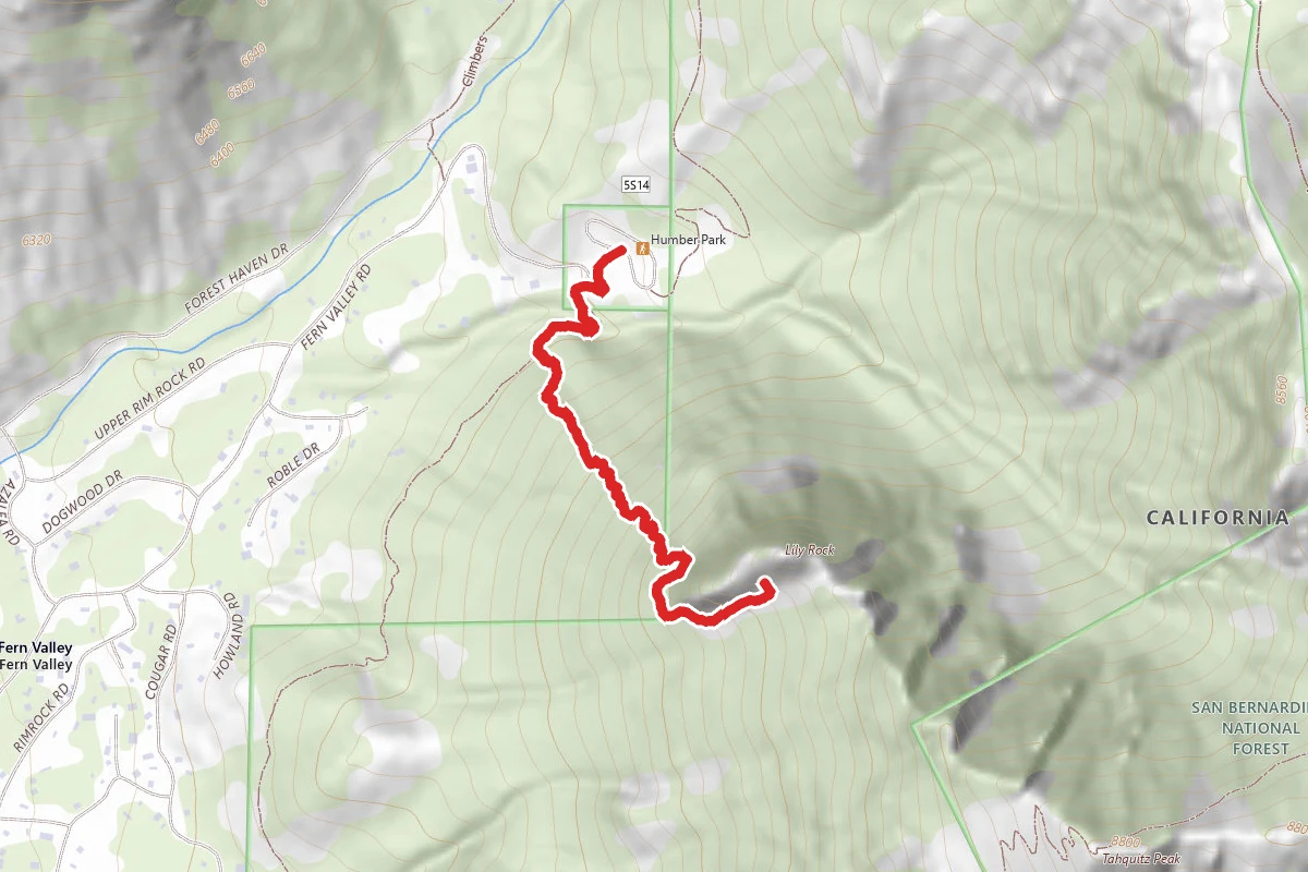 Tahquitz Rock via Friction Route