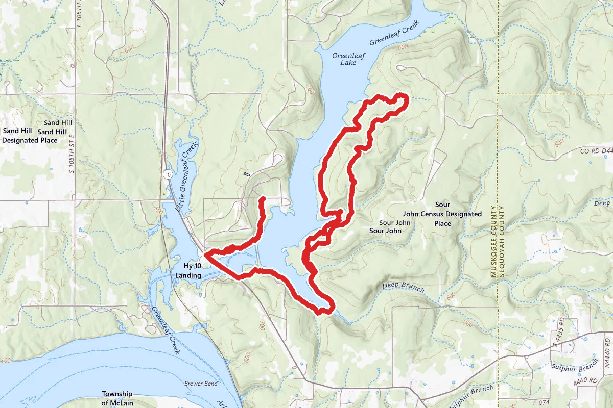 Greenleaf Trail (Lower and Middle Segments)