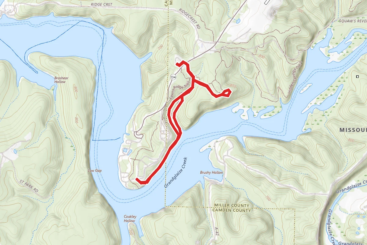 Lake of the Ozarks State Park Lake Trail