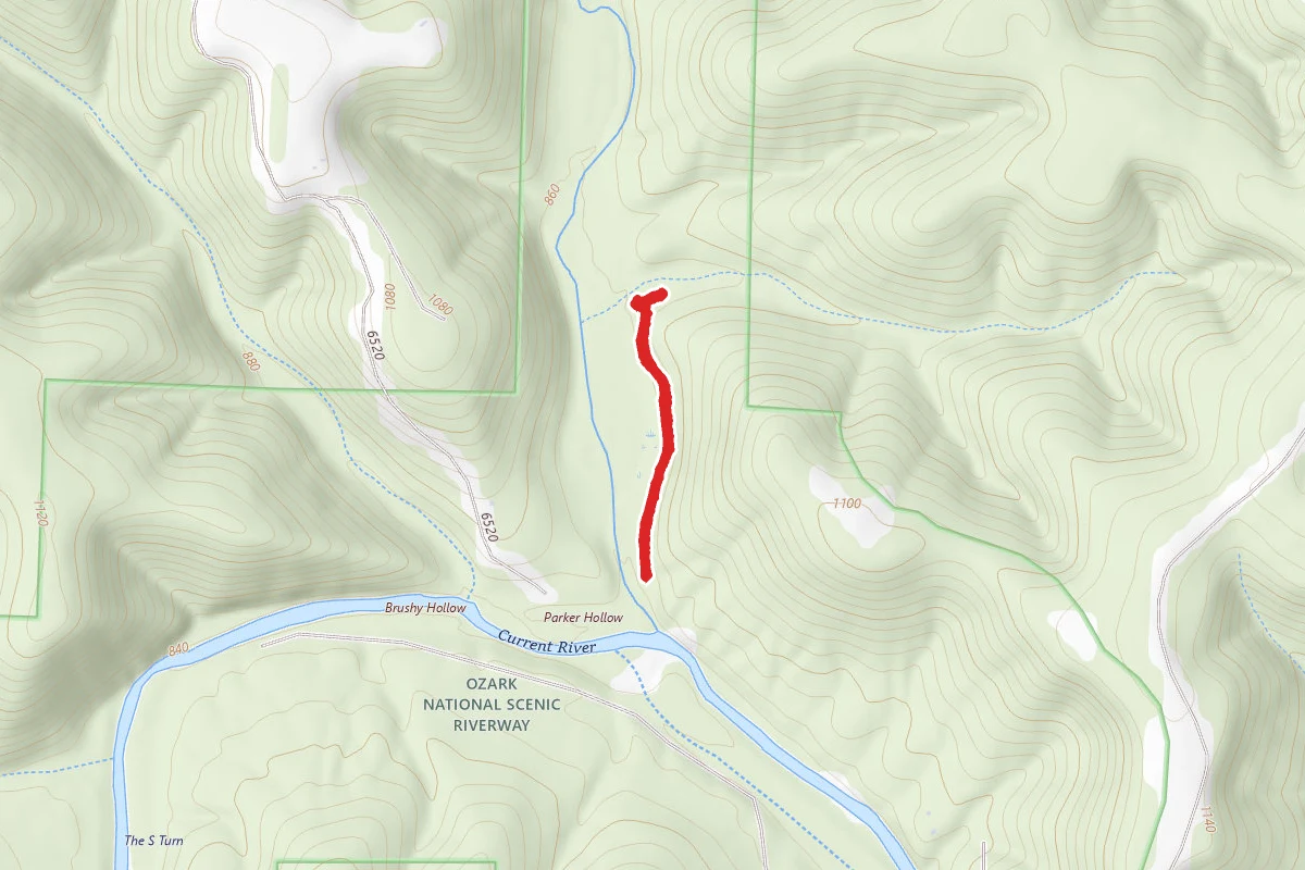 Parker Hollow access to Nichols Farm
