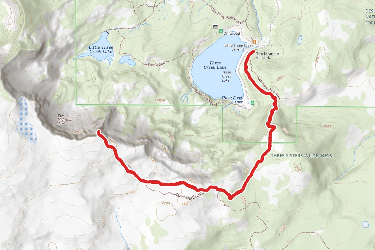 Tam McArthur Rim Trail