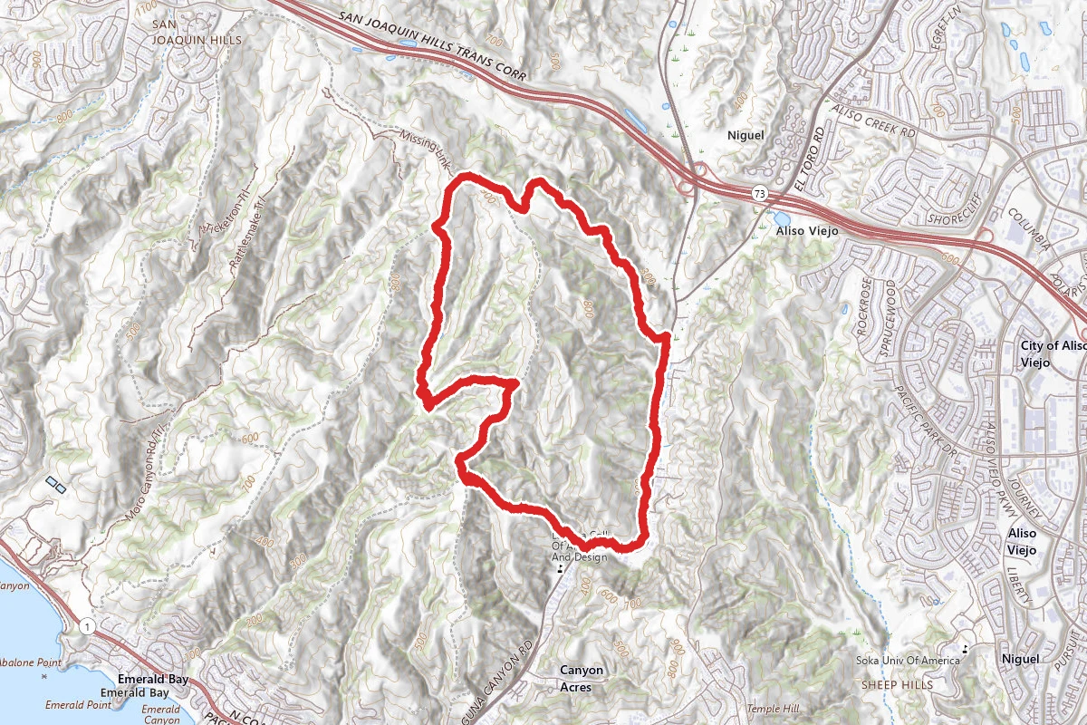 Willow, Emerald Falls, Laguna Ridge Loop