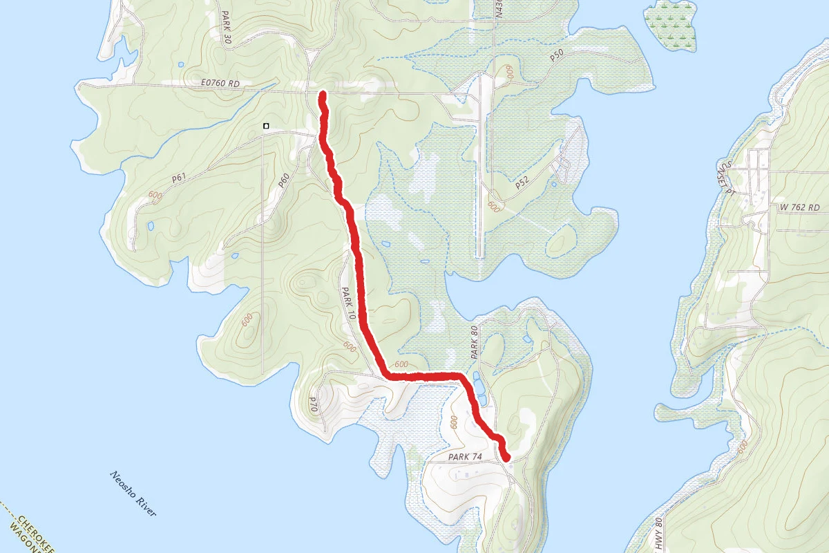Sequoyah State Park Paved Trail