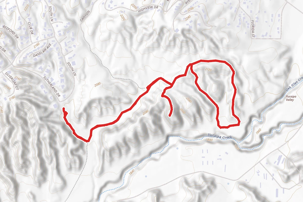 Jacinto Loop and Overlook Bench Trails