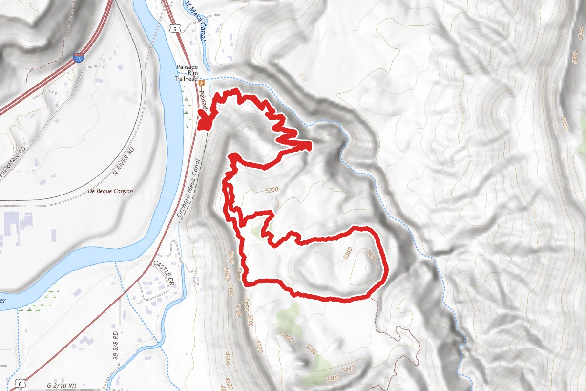 Palisade Rim Trail