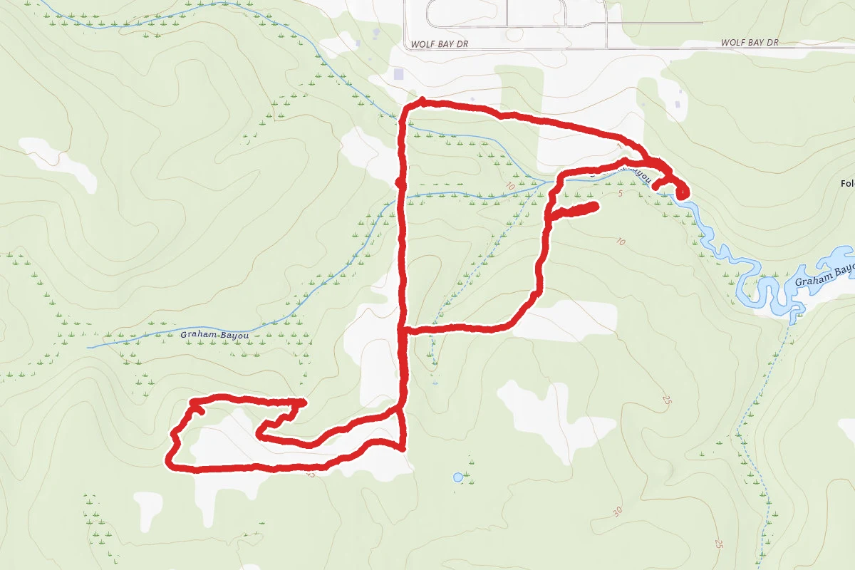 Cross Country Trail to Pitcher Plant Loop