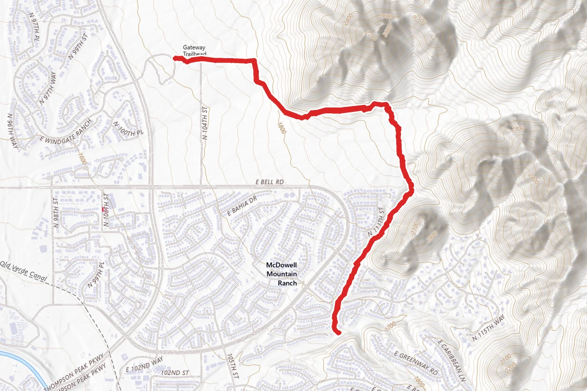 Paradise Trail via Gateway Loop
