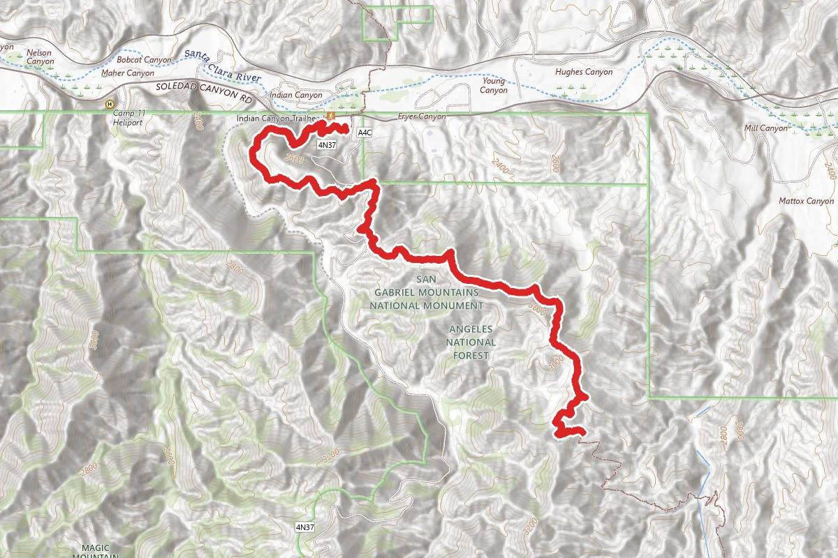 Pacific Crest Trail From Soledad Canyon Road