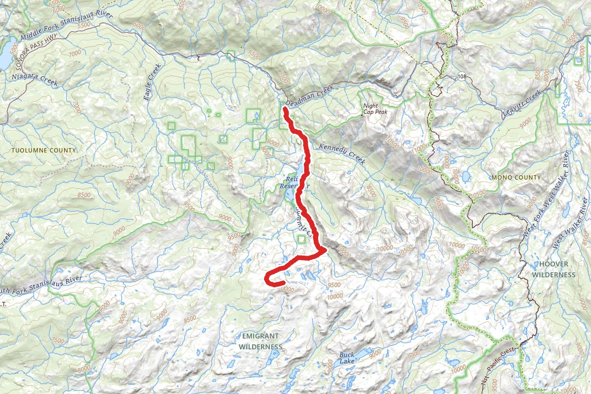 Kennedy Meadows to Granite Dome