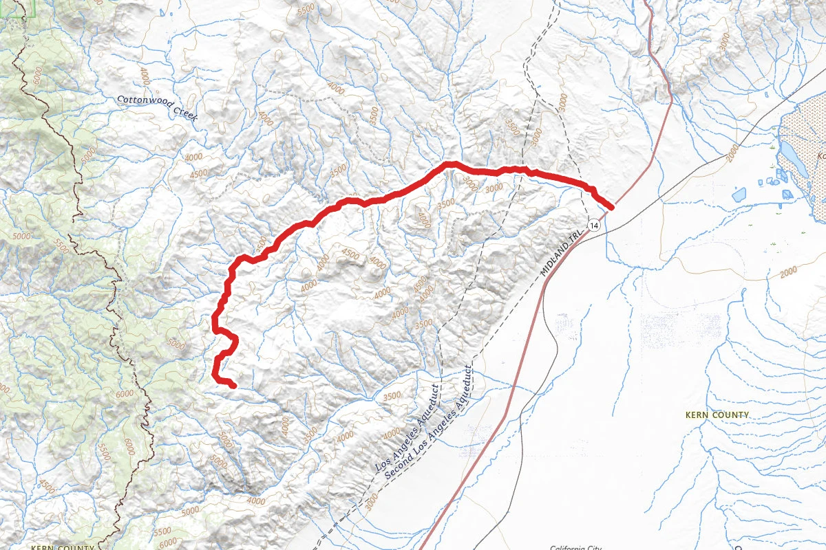 Jawbone Canyon OHV Road
