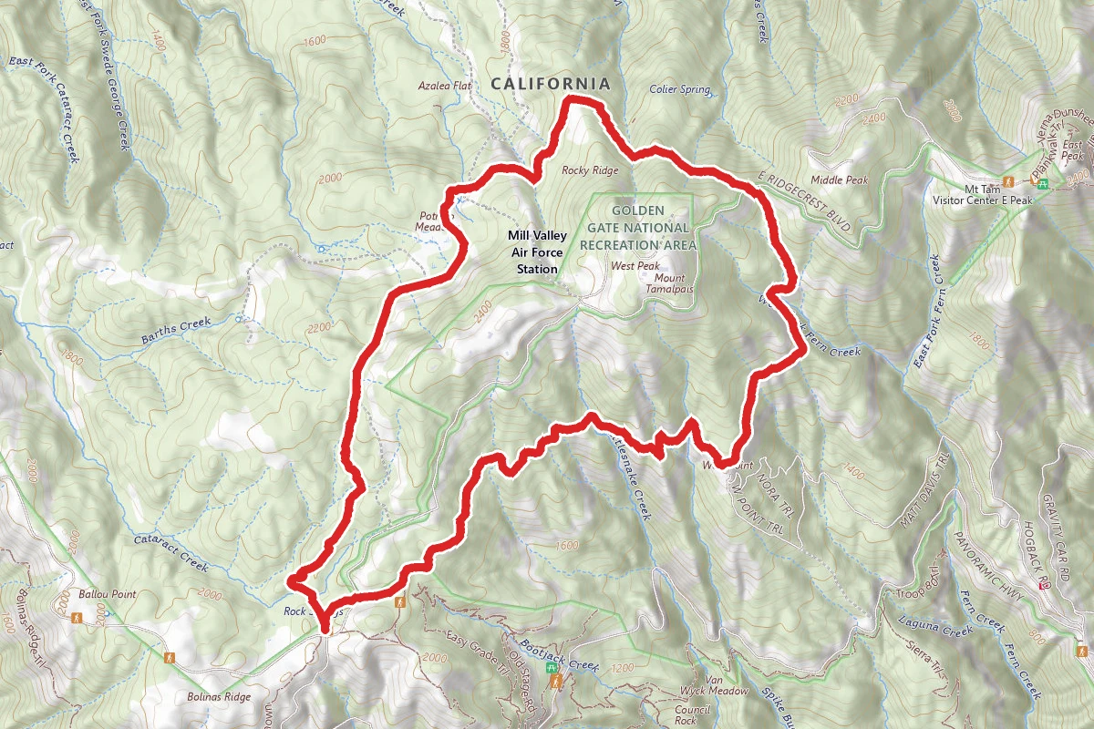 Rock Spring Trail to Benstein Trail Loop