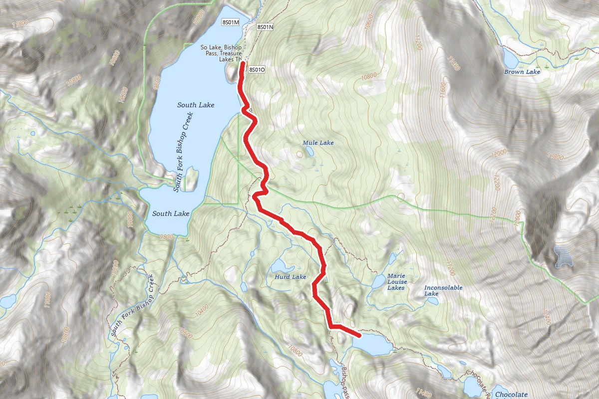 Bull Lake via Bishop Pass
