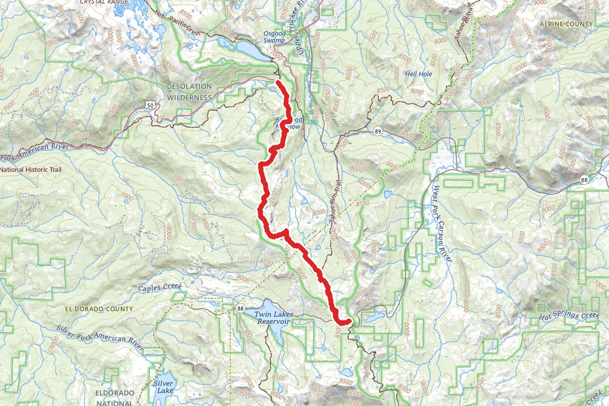 Carson Pass to Echo Summit