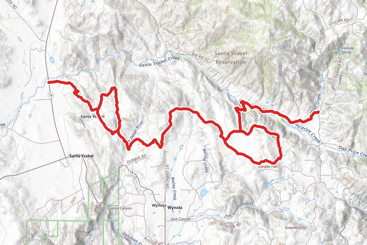 West Vista Loop, Coast to Crest and Kanaka Loop Trail