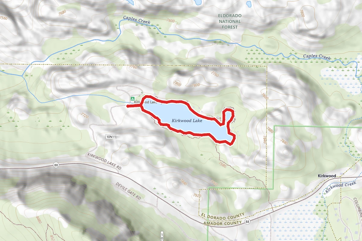 Kirkwood Lake Loop