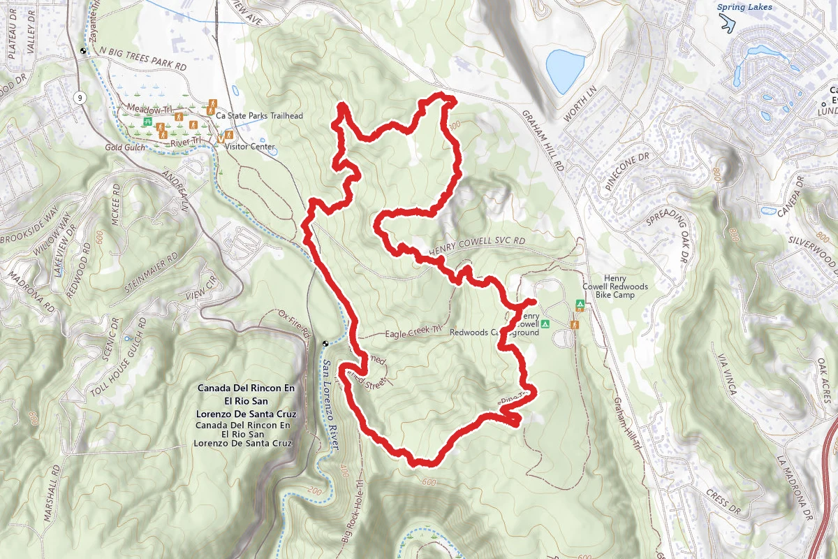 Eagle Creek and Bear Mountain Trail Loop