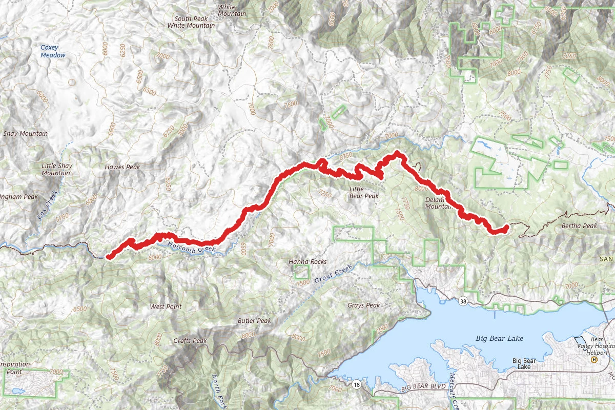 Holcomb Creek via the PCT
